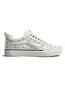 Vans Skórzane sneakersy "Knu Skool" w kolorze białym rozmiar: 37. Białe trampki Vans, bez wzorów, bez zapięcia. Za 210,81 zł.