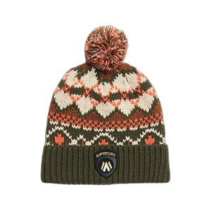 Kapelusz damski Superdry. Zielone kapelusze Superdry, bez wzorów, eleganckie. Za 127,20 zł.