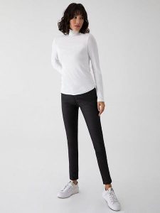 LTB Dżinsy "Florian" - Skinny fit - w kolorze czarnym rozmiar: W25/L28. Czarne jeansy LTB, z aplikacjami, ze skóry, z podwyższonym stanem. Za 79,03 zł.