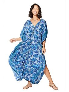 Ipanima Sukienka w kolorze błękitno-niebieskim rozmiar: 34-40. Niebieskie sukienki Ipanima, na co dzień, bez wzorów, klasyczne, bez kołnierzyka, bez ramiączek, maxi, proste. Za 78,99 zł.