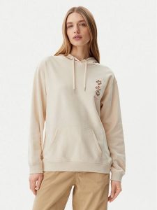 Roxy Bluza ERJFT04952 Beżowy Regular Fit. Brązowe bluzy Roxy, m, bez wzorów, z bawełny, bez kaptura. Za 149,99 zł.