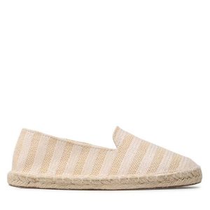 Espadryle Jenny Fairy. Brązowe espadryle Jenny Fairy, bez wzorów, bez obcasa. Za 99,99 zł.