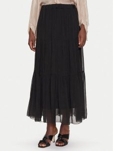 Dixie Spódnica maxi G207W007A Czarny Regular Fit. Czarne spódnice Dixie, l, bez wzorów, z wiskozy, maxi. Za 319,99 zł.