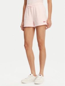 Tommy Jeans Szorty sportowe Script DW0DW20353 Różowy Regular Fit. Czerwone spodenki sportowe Tommy Jeans, xl, bez wzorów, z bawełny. Za 189,99 zł.