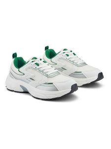 Inselhauptstadt Sneakersy w kolorze biało-srebrnym rozmiar: 40. Białe trampki Inselhauptstadt, bez wzorów, z materiału, bez zapięcia. Za 74,99 zł.