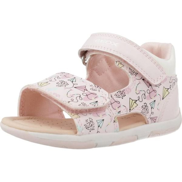 Sandały GEOX B SANDAL TAPUZ G Rose. Czerwone sandały Geox, bez wzorów, z syntetyku, bez obcasa, bez zapięcia. Za 134,99 zł.