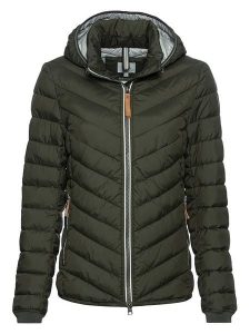 Camel Active Kurtka pikowana w kolorze ciemnozielonym rozmiar: 46. Zielone kurtki Camel Active, bez wzorów, bez kaptura. Za 362,85 zł.