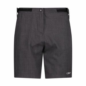 Szorty damskie z wewnętrzną dzianinową bielizną CMP Free. Czarne szorty CMP, bez wzorów, z dzianiny. Za 356,00 zł.