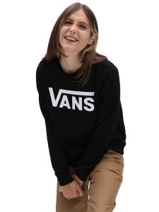 Vans Bluza w kolorze czarnym rozmiar: XS. Czarne bluzy Vans, xs, bez wzorów, z bawełny, bez kaptura. Za 191,95 zł.