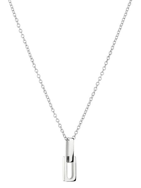 Liebeskind Naszyjnik z zawieszką - dł. 45 cm rozmiar: onesize. Szare naszyjniki Liebeskind, srebrne. Za 183,15 zł.