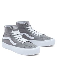 Vans Skórzane sneakersy "SK8-Hi Tapered VR3" w kolorze szarym rozmiar: 39. Szare trampki Vans, bez wzorów, za kostkę, bez zapięcia. Za 193,29 zł.