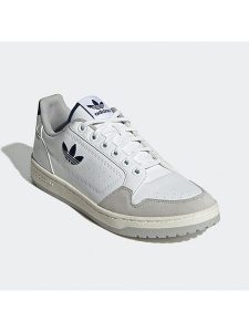 Adidas Skórzane sneakersy "NY 90" w kolorze białym rozmiar: 38. Białe trampki ADIDAS, bez wzorów, bez zapięcia. Za 222,41 zł.