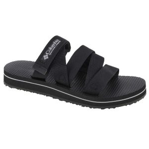 Klapki na basen damskie, W Alava Slide Sandal. Czarne klapki Columbia, bez wzorów, z materiału, bez obcasa. Za 179,99 zł.