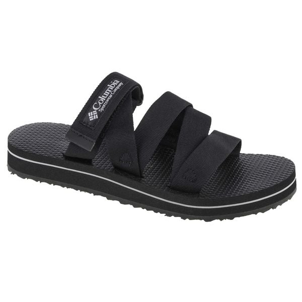 Klapki na basen damskie, W Alava Slide Sandal. Czarne klapki Columbia, bez wzorów, z materiału, bez obcasa. Za 169,99 zł.