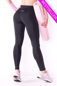 Czarne legginsy sportowe damskie 2skin PUSH UP BLACK NIGHT. Czarne legginsy 2SkIN, bez wzorów, z dzianiny, z podwyższonym stanem, długie. Za 199,00 zł.