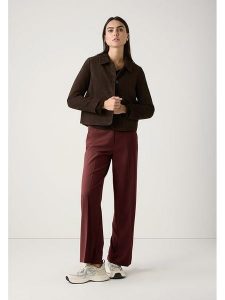 More & More Sweter w kolorze ciemnobrązowym rozmiar: 44. Brązowe swetry oversize More & More, bez wzorów, ze splotem, bez ramiączek. Za 179,22 zł.