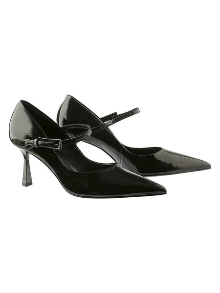 Högl Skórzane czółenka "Angel" w kolorze czarnym rozmiar: 39. Czarne czółenka HÖGL, bez wzorów, bez obcasa, na szpilce, bez zapięcia. Za 411,91 zł.