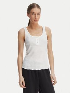 Triumph Top Mix & Match 10227215 Biały Regular Fit. Białe piżamy Triumph, bez wzorów, z syntetyku, bez ramiączek. Za 109,99 zł.