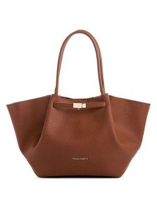 Vince Camuto Shopper bag w kolorze jasnobrązowym - 52 x 27 x 13 cm rozmiar: onesize. Brązowe shopper bag Vince Camuto, bez wzorów, z materiału, na ramię, bez dodatków. Za 127,35 zł.