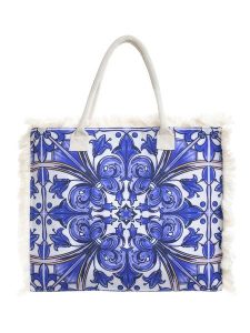 BLE Shopper bag w kolorze niebieskim - 43 x 35 x 12 cm rozmiar: onesize. Niebieskie shopper bag BLE, bez wzorów, z materiału, na ramię, bez dodatków. Za 38,95 zł.