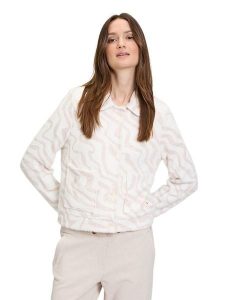 BETTY & CO Kurtka przejściowa w kolorze kremowo-beżowym rozmiar: 42. Brązowe kurtki Betty & Co, bez wzorów, bez kaptura. Za 104,95 zł.