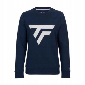 Bluza damska Tecnifibre Fleece Sweater. Niebieskie bluzy TECNIFIBRE, bez wzorów, bez kaptura. W wyprzedaży za 139,00 zł.