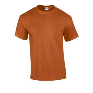 Ultra Bawełniana Koszulka Unisex Dla Dorosłych. Brązowe bluzki GILDAN, xl, bez wzorów, z bawełny, sportowe, bez kołnierzyka, bez ramiączek. Za 43,99 zł.