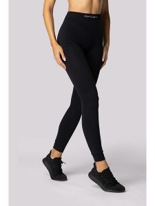 Spaio Legginsy termiczne "Alpha" w kolorze czarnym rozmiar: L. Czarne legginsy Spaio, bez wzorów, z materiału. Za 109,26 zł.