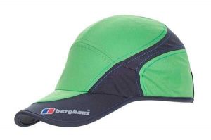Ultralekka czapka biegowa Vapourlight Mesh Cap Berghaus. Zielone czapki Berghaus, bez wzorów, z materiału. Za 81,40 zł.