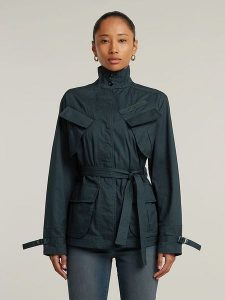 G-Star Kurtka przejściowa w kolorze granatowym rozmiar: S. Niebieskie kurtki G-Star, s, bez wzorów, z tkaniny, bez kaptura. Za 356,45 zł.