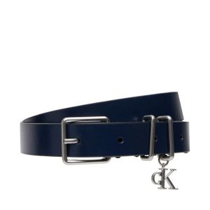 Pasek Damski Calvin Klein. Niebieskie paski Calvin Klein, bez wzorów. Za 269,99 zł.