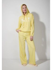 More & More Bluza w kolorze żółtym rozmiar: 40. Żółte bluzy More & More, bez wzorów, z kapturem. Za 131,74 zł.