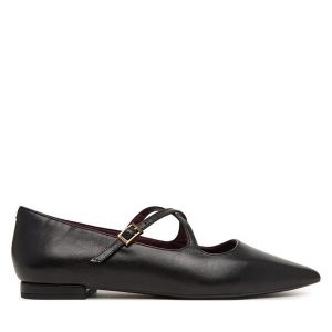 Baleriny Tamaris. Czarne balerinki Tamaris, bez wzorów, bez obcasa, bez zapięcia. Za 324,99 zł.