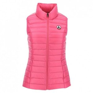 JOTT SEDA Rose. Czerwone kurtki Jott, bez wzorów, z tkaniny, bez kaptura. Za 319,99 zł.