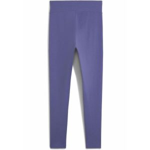 Damskie legginsy HER z wysokim stanem PUMA Blue Crystal. Niebieskie legginsy Puma, bez wzorów, z podwyższonym stanem. W wyprzedaży za 99,00 zł.
