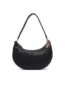 Guess Torebka Petra HWBG97 50010 Czarny. Czarne torebki klasyczne Guess, z aplikacjami, ze skóry, bez dodatków. Za 584,99 zł.
