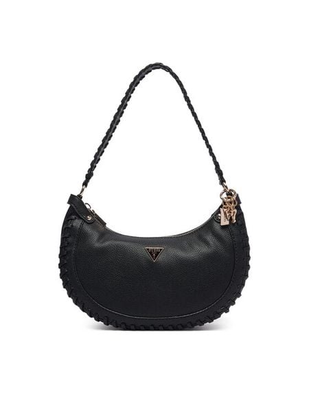 Guess Torebka Petra HWBG97 50010 Czarny. Czarne torebki klasyczne Guess, z aplikacjami, ze skóry, bez dodatków. Za 522,99 zł.
