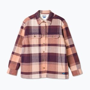 Koszula damska KAVU Pinedrona. Fioletowe koszule KAVU, bez wzorów, bez kołnierzyka, bez ramiączek. Za 399,99 zł.