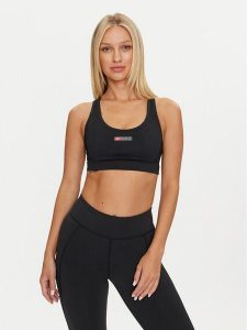Reebok Biustonosz sportowy Lux Bold Racr Bra 100075369 Czarny Slim Fit. Czarne biustonosze sportowe Reebok, bez wzorów, z syntetyku. Za 109,99 zł.