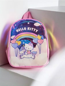 Zestaw: plecak, bidon i lunchbox Hello Kitty 3 pack - wielobarwny. Plecaki Sinsay. Za 32,99 zł.