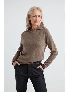 Josephine & Co Bluza "Allard" w kolorze brązowym rozmiar: XS. Brązowe bluzy Josephine & Co, xs, bez wzorów, z kapturem. Za 279,45 zł.