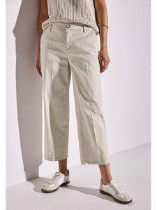 Street One Spodnie chino w kolorze beżowym rozmiar: 40/L28. Brązowe chinosy Street One, bez wzorów. Za 206,42 zł.