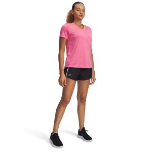 Spodenki damskie Under Armour Tech Play Up. Szorty Under Armour, bez wzorów, z dzianiny, sportowe. W wyprzedaży za 99,99 zł.