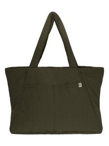 MOSS COPENHAGEN Shopper bag "Siria Sasja" w kolorze khaki rozmiar: onesize. Brązowe shopper bag Moss Copenhagen, bez wzorów, z materiału, bez dodatków. Za 130,99 zł.