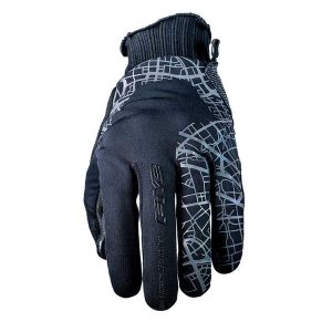 Rękawiczki SHIBUYA REFLECTIVE - DISTRICK BLACK (czarne) - L/10. Czarne rękawiczki FIVE GLOVES, bez wzorów. Za 191,00 zł.
