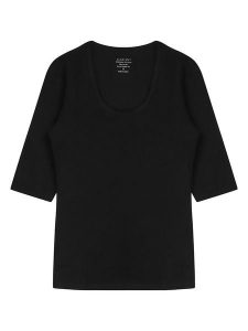 Claesens Koszulka w kolorze czarnym rozmiar: L. Czarne bluzki Claesens, l, bez wzorów, z bawełny, bez kołnierzyka, bez ramiączek. Za 65,23 zł.