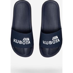 Klapki Damskie Basenowe Kubota Basic Granatowe. Niebieskie klapki Kubota, bez wzorów, bez obcasa. W wyprzedaży za 55,99 zł.