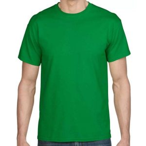 Koszulka DryBlend Unisex Dla Dorosłych. Zielone bluzki GILDAN, s, bez wzorów, sportowe, bez kołnierzyka, bez ramiączek. Za 47,99 zł.