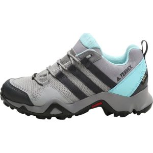 Adidas Performance TERREX AX2R GTX Półbuty trekkingowe stone grey/clear aqua. Buty trekkingowe marki adidas Performance. W wyprzedaży za 399,20 zł.