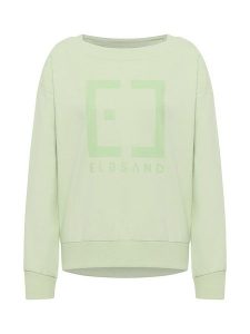 ELBSAND Bluza "Fiinu" w kolorze zielonym rozmiar: S. Zielone bluzy ELBSAND, s, bez wzorów, bez kaptura. Za 153,71 zł.